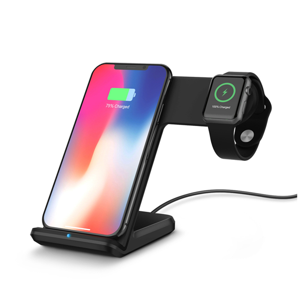SIYOUNI Universal Multi Cellphone Charging Dock Station Phone Stand Quick Charge 2 IN 1 Wireless Charger