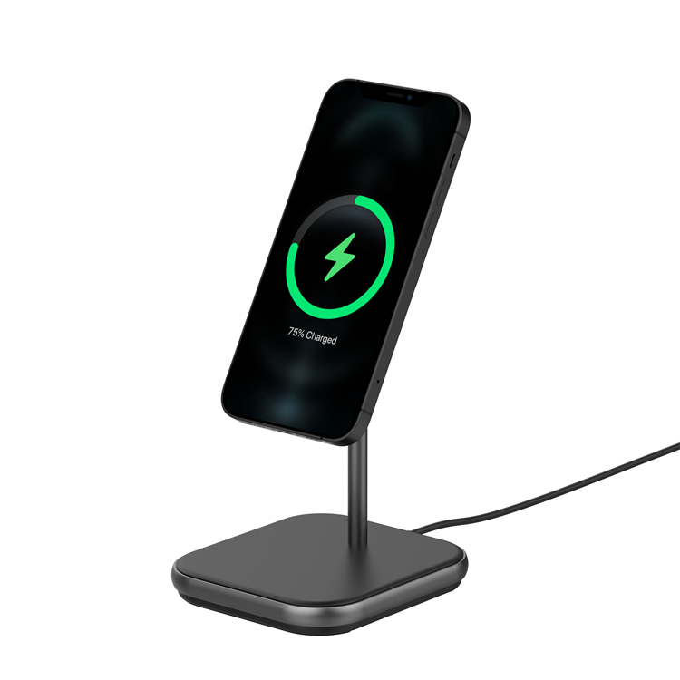 SIYOUNI Customization New Design Products Smart Phone Desktop QI Standard Fast Charging Wireless Magnetic Charger Stand