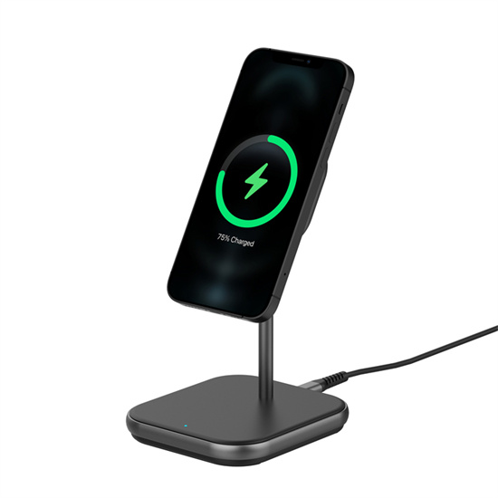 SIYOUNI Custom OEM Manufacturer Newest Universal Smart Phone Desktop Fast Charging QI Magnetic Wireless Charger Stand
