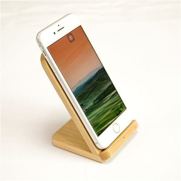 SIYOUNI Bamboo Wireless Charger Stand