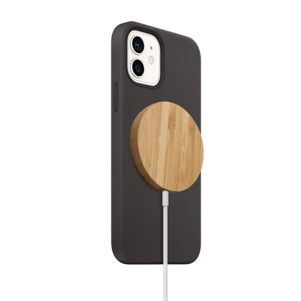 SIYOUNI Trending New Mobile Phone Magnetic Bamboo Wireless Charger Pad