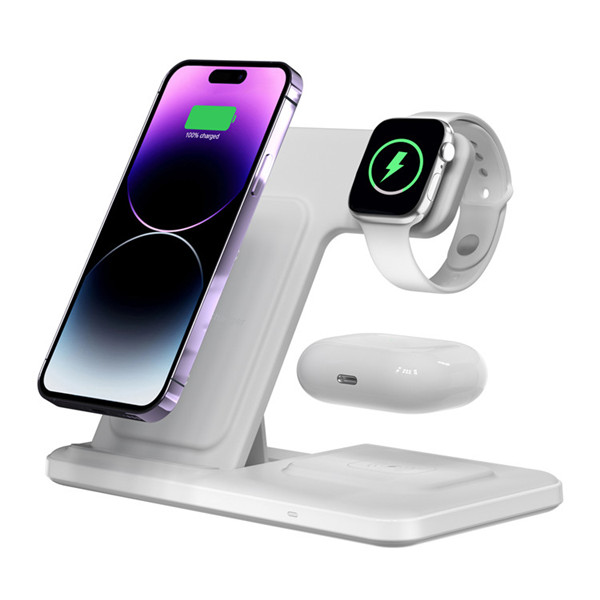 SIYOUNI New Arrival Foldable 3 IN 1 Wireless Charger Stand Pad