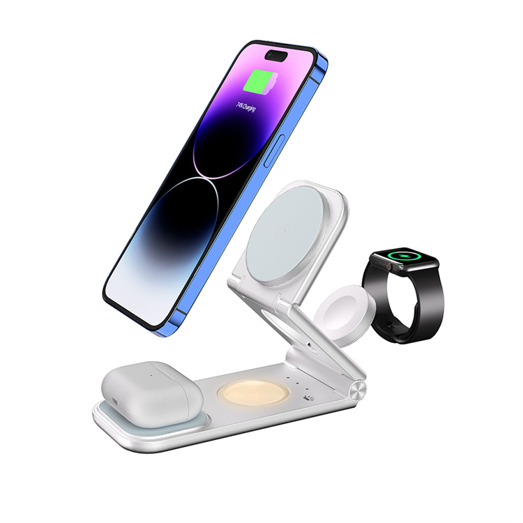 SIYOUNI New Foldable 3 IN 1 Wireless Charger