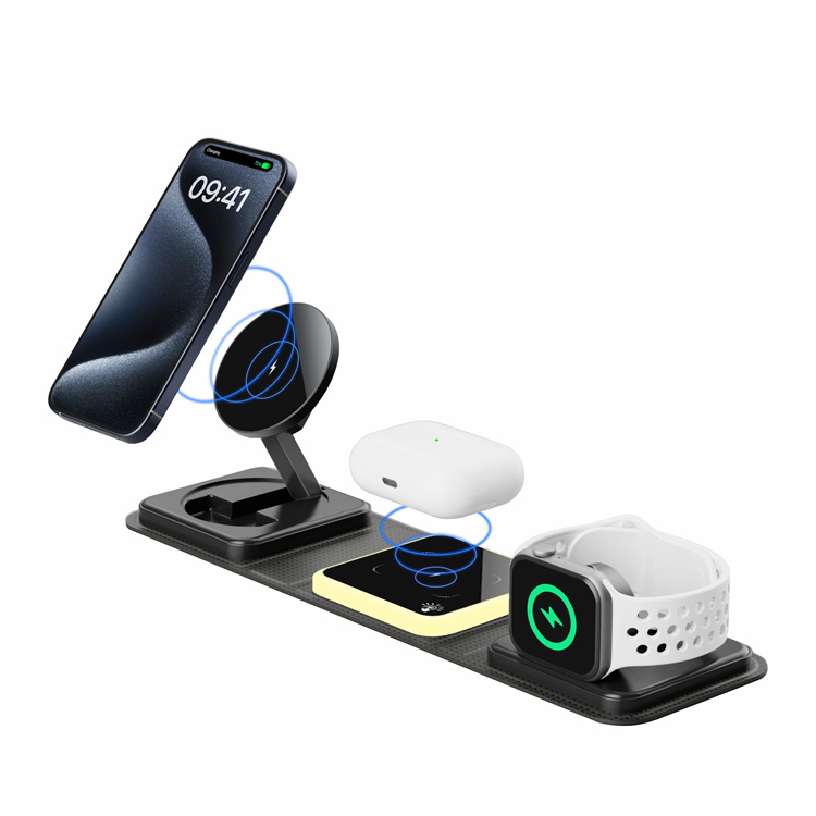 SIYOUNI Portable Fast Charging 3 IN 1 Wireless Charger