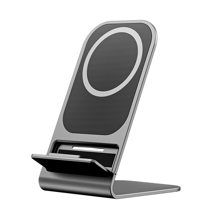 SIYOUNI Hot Selling Aluminum Fast Charging Magnetic Wireless Charger Stand