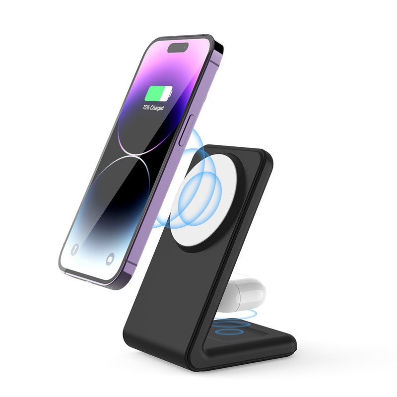 SIYOUNI Fast Charging QI Magnetic 2 IN 1 Wireless Charger Stand