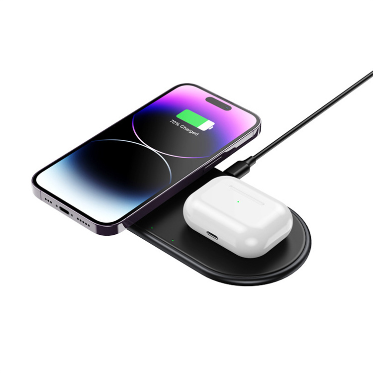 SIYOUNI New Product Portable Magnetic 2 IN 1 Wireless Charger Pad
