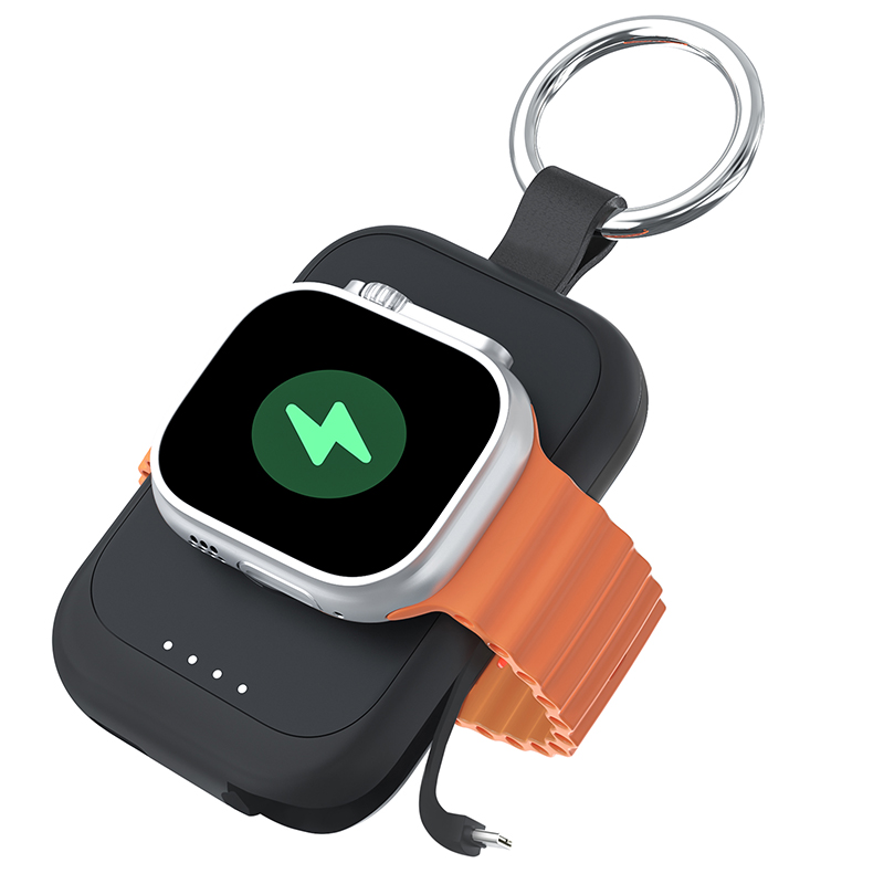 SIYOUNI Magnetic Wireless Fast Watch Charger with Type-C Cable for Apple Watch AirPods